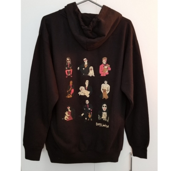 Dog Limited Rockers with Puppies Hoodie Size Medium EUC - Picture 5 of 13